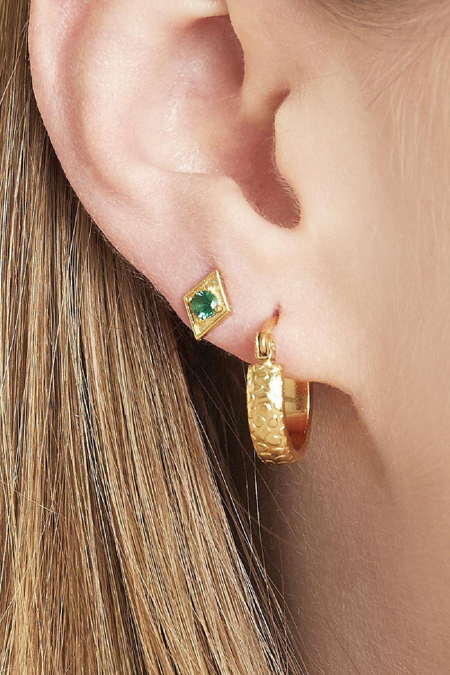 Pendientes Creole Jungle Plata Acero inoxidable Imagen2